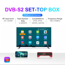DVB S2机顶盒FTA 1080P数字电视GX6605H DVB-S2接收器外贸盒子