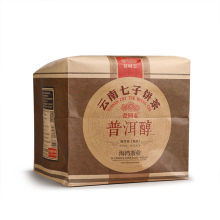 老同志普洱茶熟茶饼茶七子饼茶2022年 普洱醇 7片整提装2499g