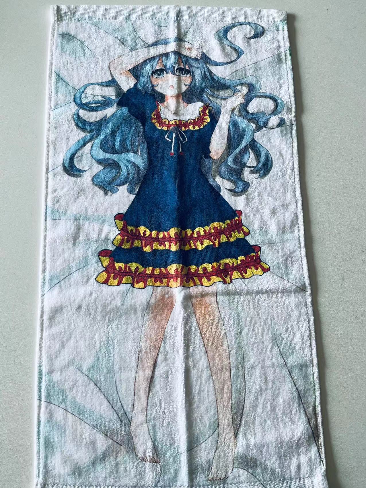 深圳毛巾厂家制作创意变色毛巾 温变美女毛巾 可来图制作样式