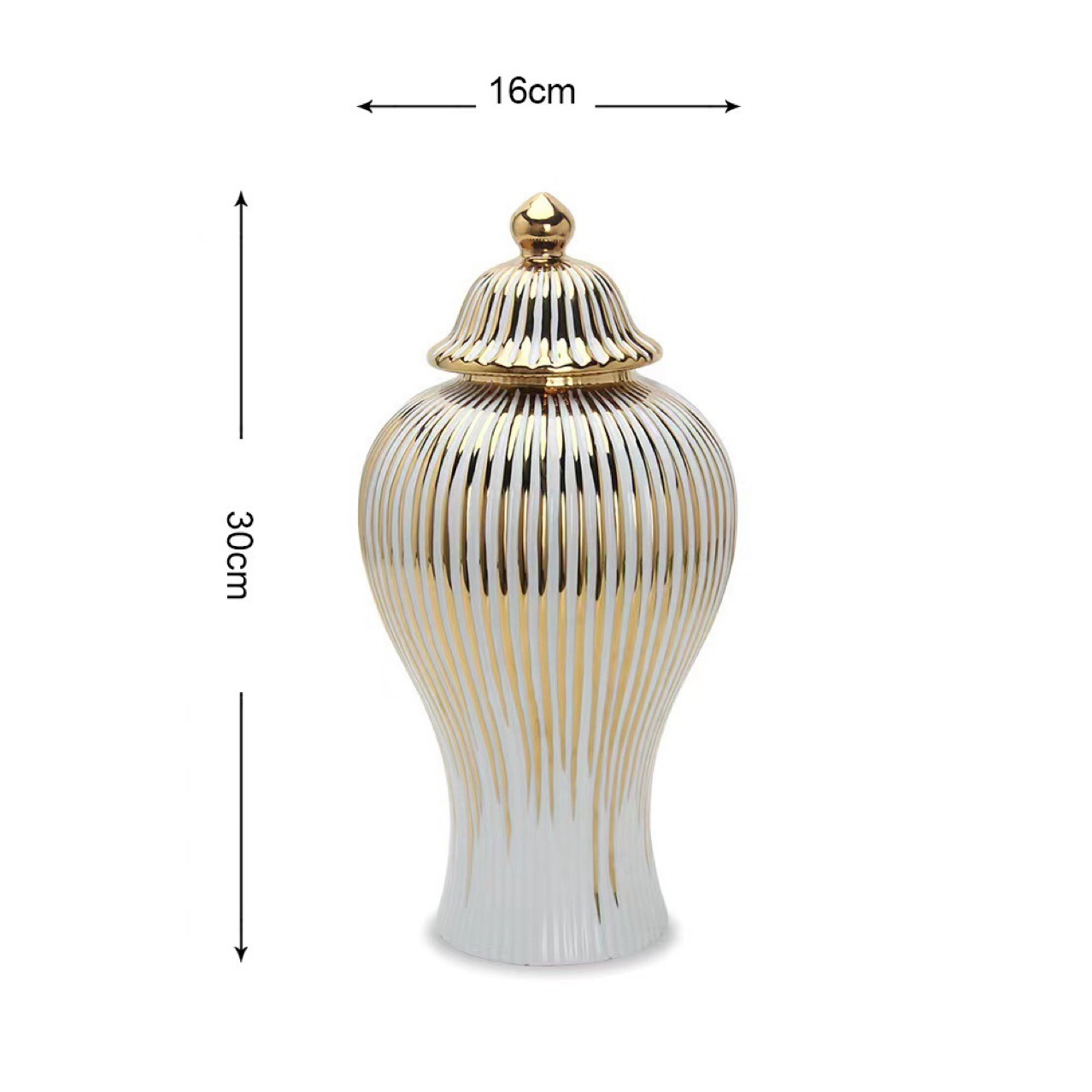 European Entry Lux Ceramic General Bottle Storage Jar Home Living Room Entrance Model Room Hotel Table-Top Decoration Vase