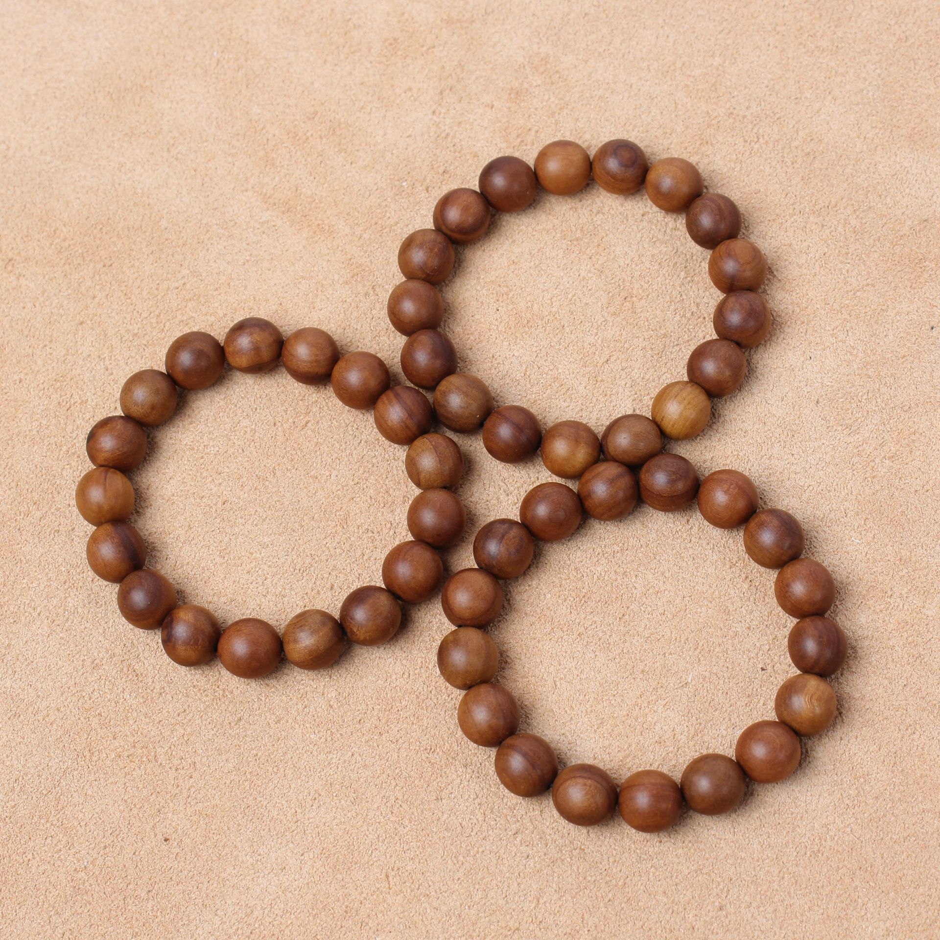 老料雷击枣木佛珠手串12mmx17颗女士款手链纯手工车珠子深色浅色