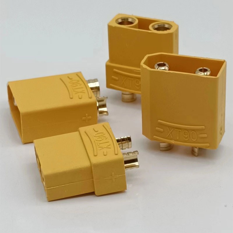 XT90航模连接器40A全铜环保阻燃公母插头XT90H-F/M换电线束插座