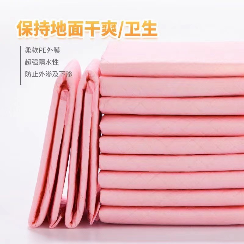 Thickened Urine Pad Pet Overlay Dog Baby Diapers Cat Diaper Pink Extra Thick Urine Pad Teddy Puppy Toilet Mat