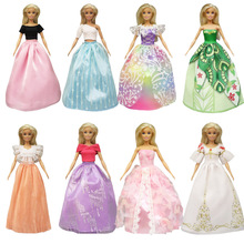 外贸芭巴比娃娃衣服儿童女孩公主玩具过家家bjd娃衣婚纱裙礼服