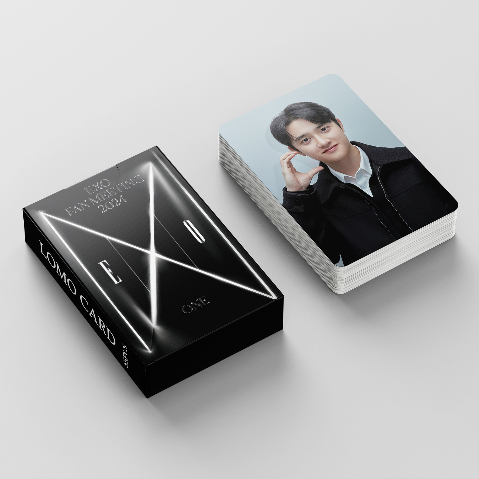 现货55张exo卡片2024 exo fan meeting : one小卡边伯贤朴灿烈