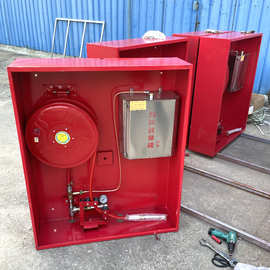 双开门固定式水成膜泡沫灭火装置泡沫消火栓箱psg30 消防器材箱