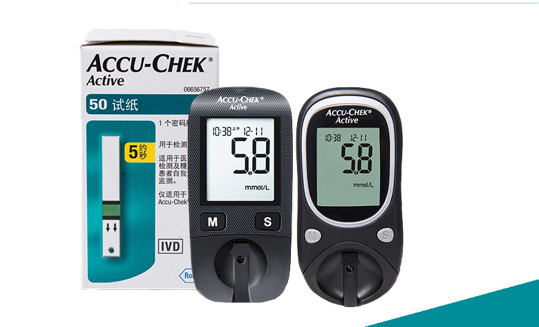 罗氏活力型血糖仪德国进口家用活力试纸用罗氏活力血糖仪单机