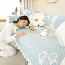 沙发垫纯棉韩式高档四季通用防滑全棉简约现代沙发套罩盖布巾坐垫