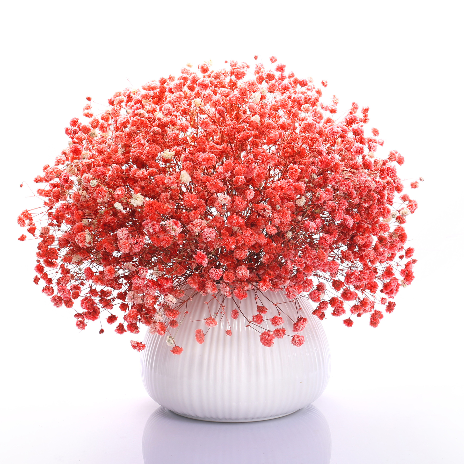 满天星干花花束干花装饰摆件家居客厅摆设大束自然风干花束含花瓶