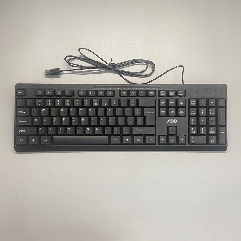 批发aoc冠捷kb161有线键盘usb商务办公家用笔记本台机电脑外接
