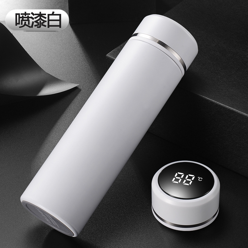 High-End 316 Stainless Steel Smart Insulation Cup Tea Water Separation Net Cup Wholesale Gift Cup Lettering Printing