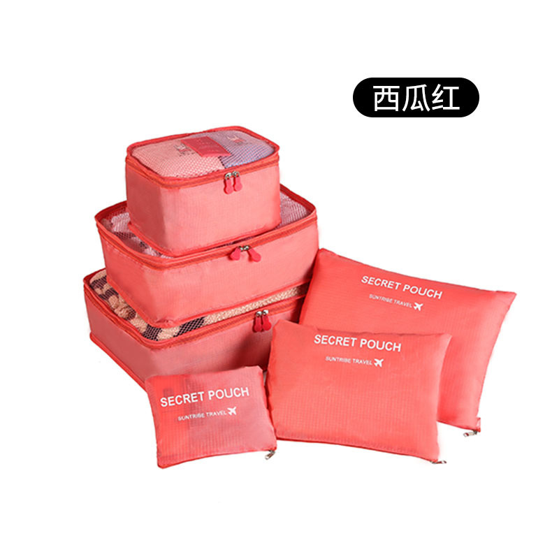 New Korean Travel Buggy Bag 6-Piece Set