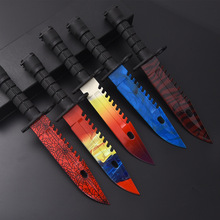 CSGO游戏周边M9刺刀模型工艺品玩具刀具塑料训练刀收藏品未开刃