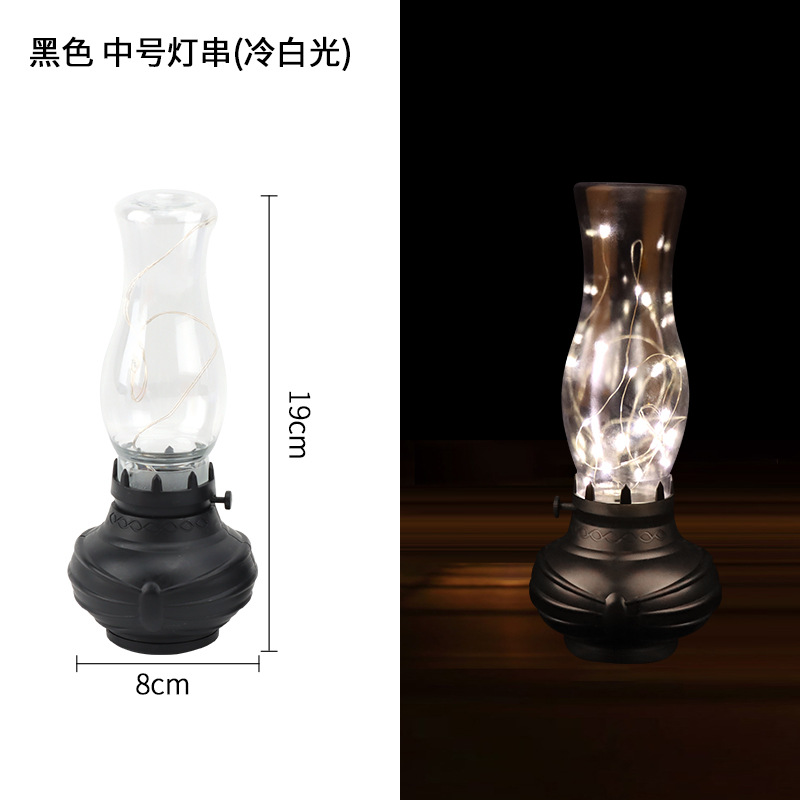 Cross-Border Hot Selling Simulation Oil Coal LED Candle Light Outdoor Camping Indoor Atmosphere Decorative Light