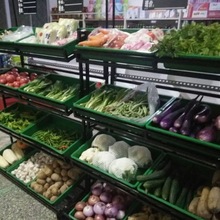 超市小店蔬菜货架水果店展示架置物架生鲜多层干菜架子果蔬架菜架