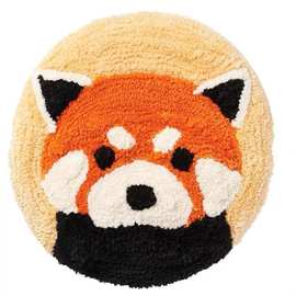 MUJl同款卡通动物坐垫植绒防滑坐垫大熊猫椅垫浴室防滑垫坐垫地毯