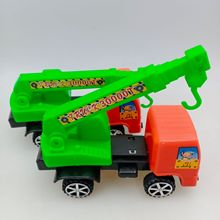 2元批发新款 玩具带轮吊车 塑料玩具车 挖机 吊车 工程车 两元