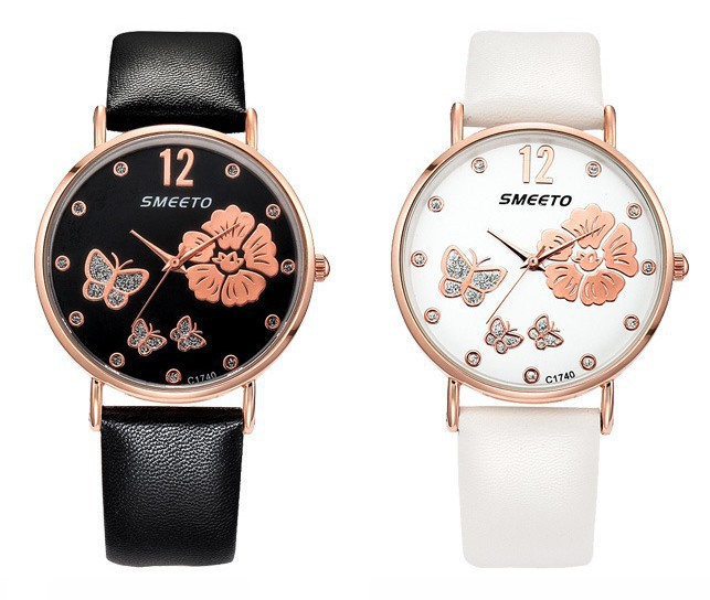 跨境时尚百搭懒人磁铁扣女士手表抖音爆款星空表网红手表夜光女表