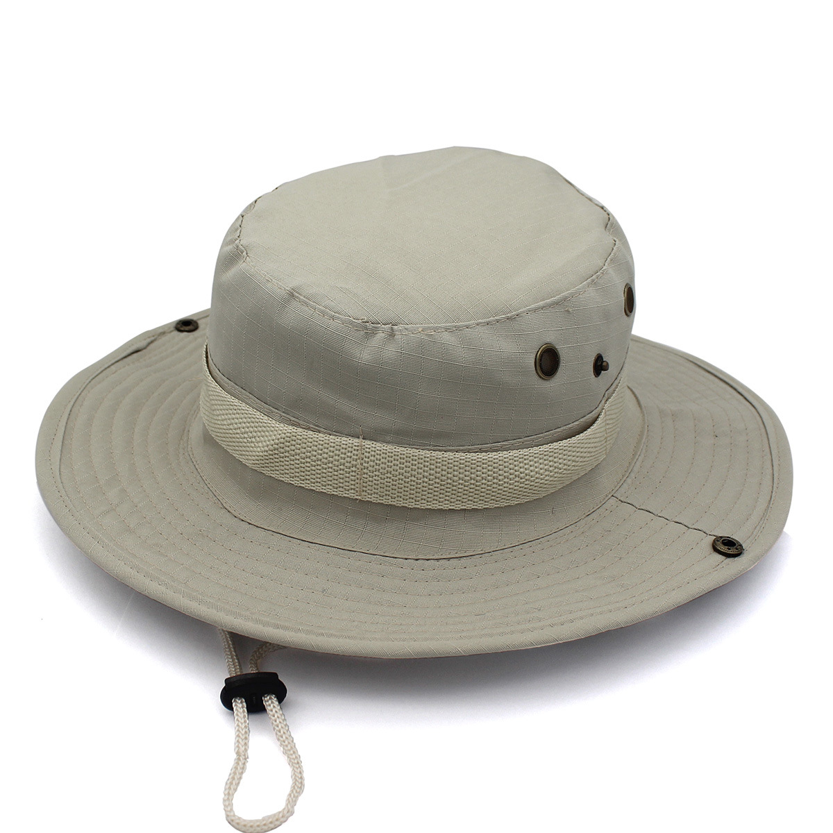 summer hat Outdoor Mountaineering Fishing Boonie Hat Fisherman Hat Leisure Jungle Rounded Hat Men and Women Alpine Cap