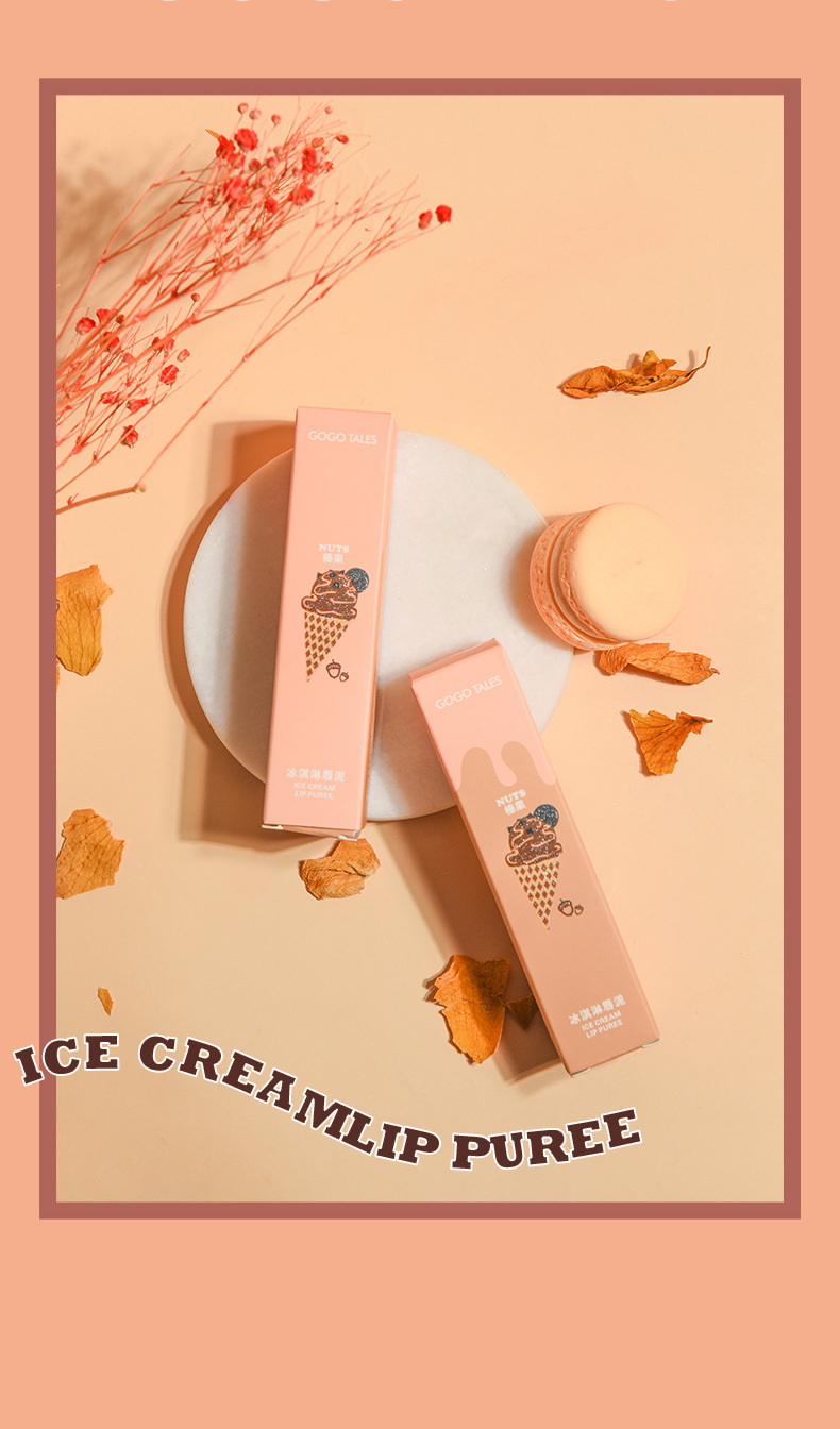 gogotales戈戈舞浮雕蝴蝶结唇泥丝绒雾面哑光唇釉学生款口红gt215