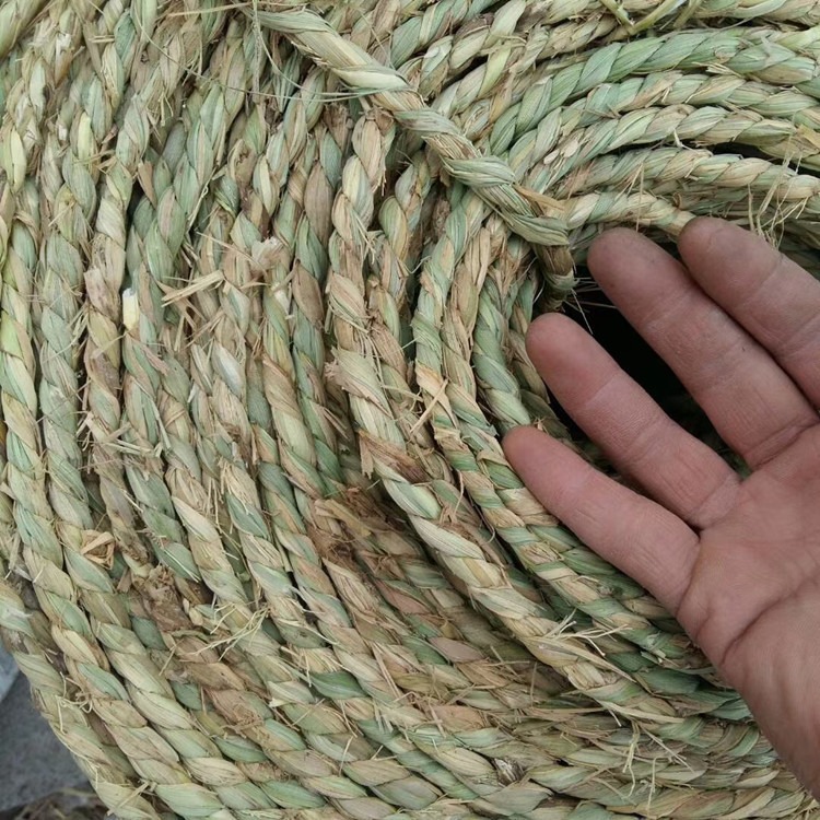 草绳批发稻草绳价格园林缠树多种规格编织草制品粗细打包用装饰稻