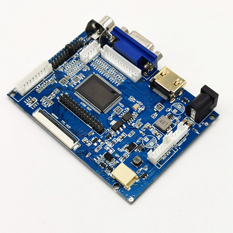 4.3寸-17.3寸液晶屏通用驱动板 免程序驱动板 跳分辨率液晶驱动板