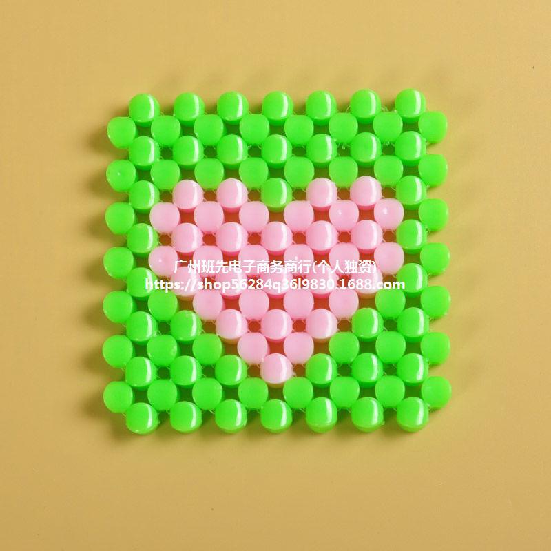 亚克力珠子手工编织diy串珠材料包隔热杯垫摆件家居工艺饰品珠子