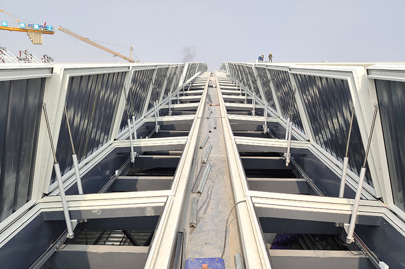 厂家批发定制排烟天窗屋顶采光窗屋顶气楼钢结构排烟天窗