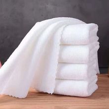 酒店一次性加厚小方巾餐厅白色擦手巾吸水清洁手帕抹布工厂切边