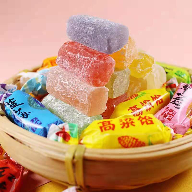 山东特产鲁兴高粱饴qq弹弹还能拉丝的高粱饴 现货