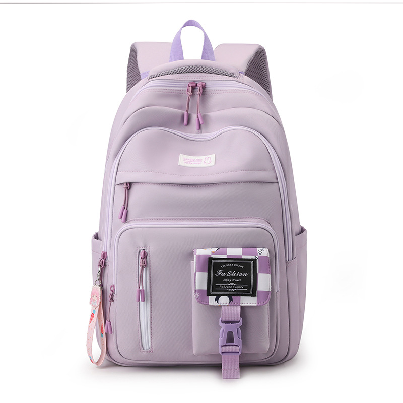 New Student Backpack Female Middle School Student High School Student Travel Backpack