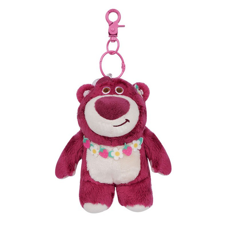 Genuine Disney Pink Strawberry Bear Doll Strawberry Flavor Plush Toy Female Birthday Valentine's Day Gift Ragdoll