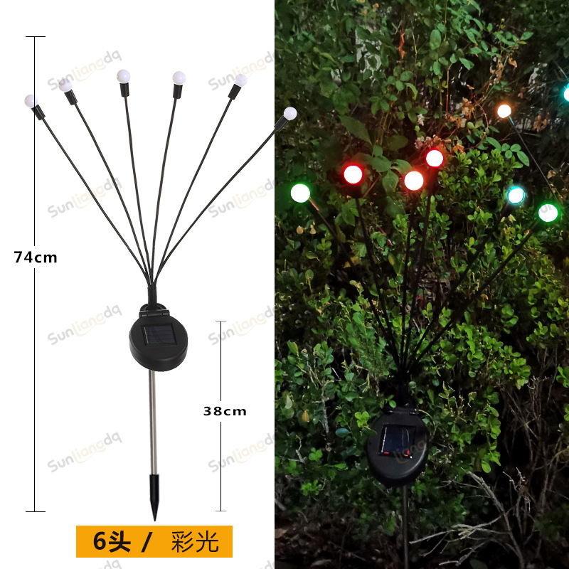 Strictly Selected Solar Firefly Lights Outdoor Courtyard Ambience Light Garden White Ball Light Ornamental Floor Outlet Lawn Lamp