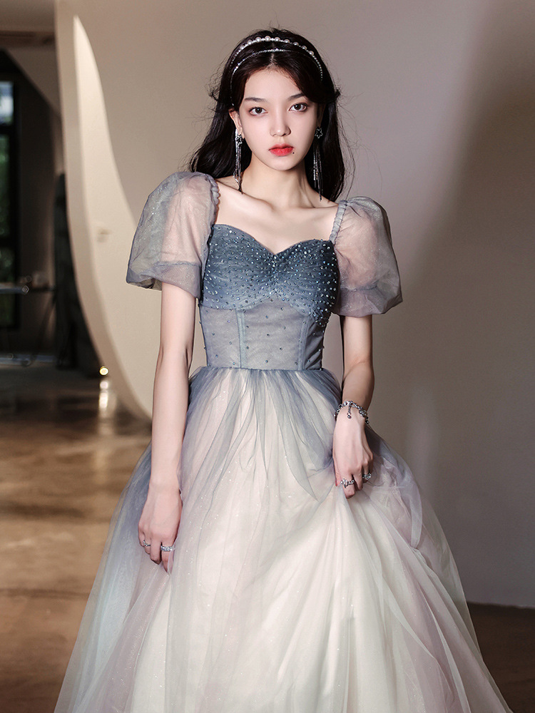 晚礼服2023新款法式轻奢小众高端成人礼宴会艺考生高级感礼服裙女