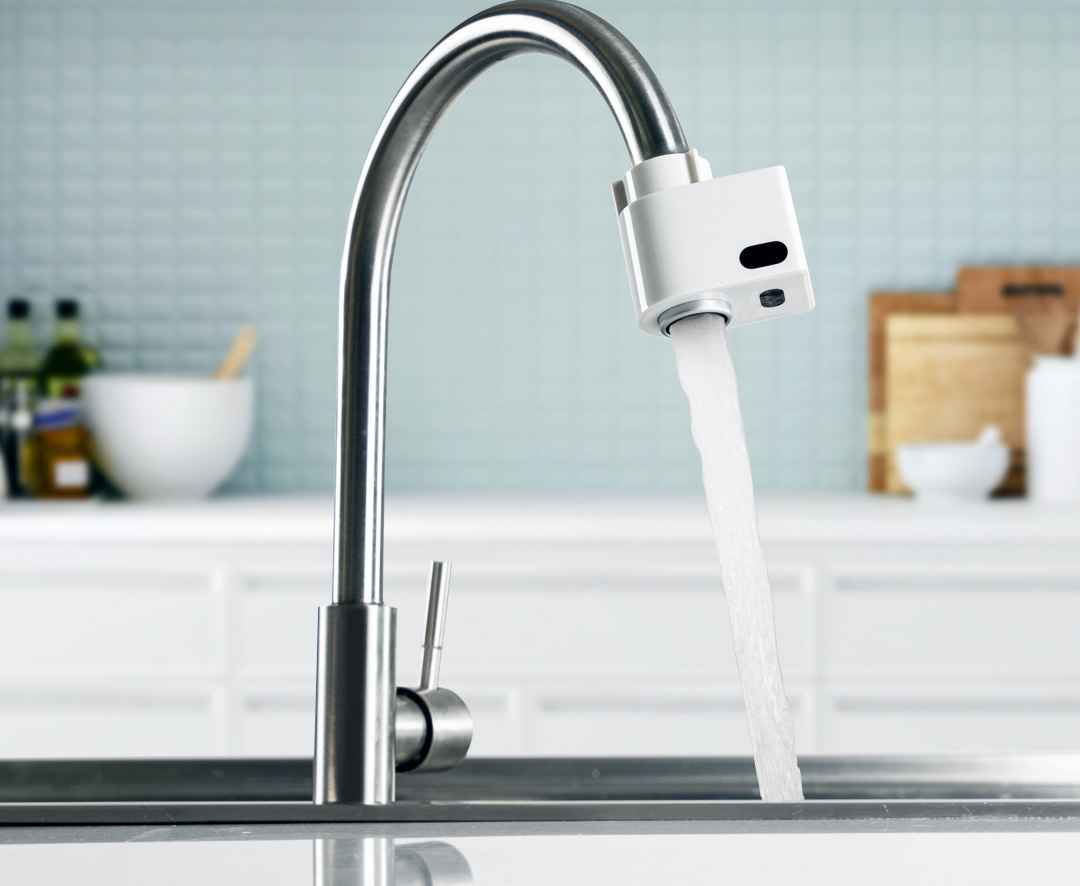 2021新品小达感应节水器厨房家用卫浴水龙头省水阀咱家防溅感应器