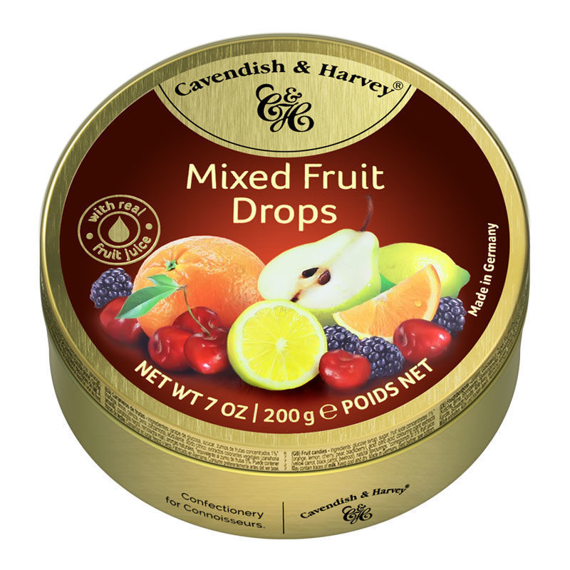 水果糖德国嘉云糖200g喜糖罐装网红少女心高颜值零食跨境电商包邮