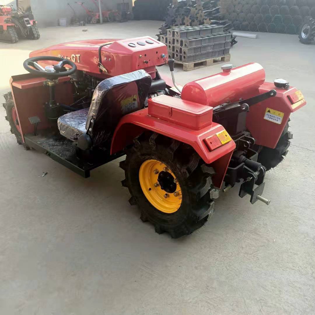 水旱两用旋耕犁地机 东方红504中型拖拉机 多用途小四轮拖拉机