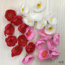 桃花朵塑料花桃花花朵道具头饰服装舞台布置花头梅花材料