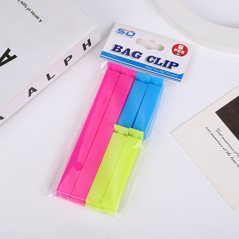Japanese-Style Plastic Food Tea Sealing Clip Fresh-Keeping Snack Bag Moisture-Proof Sealing Clip Wholesale Customized