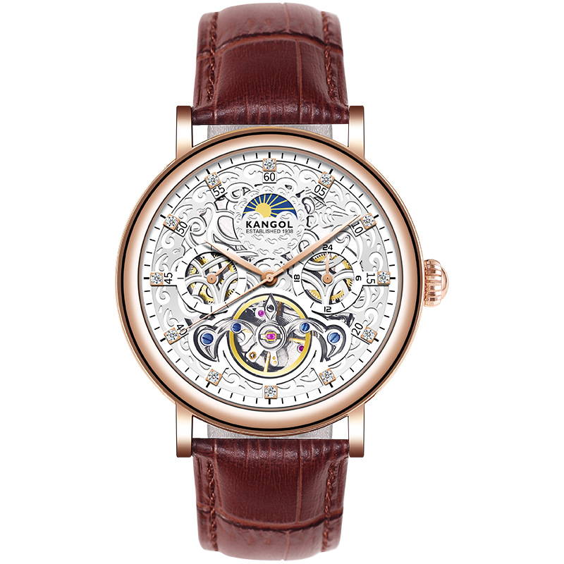 英国品牌坎戈尔袋鼠kangol全自动机械表男士手表学生防水-k502