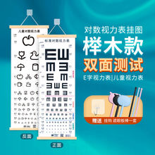 视力表挂图国际标准对数家用儿童测眼睛近视E字C图卡通幼儿测试表