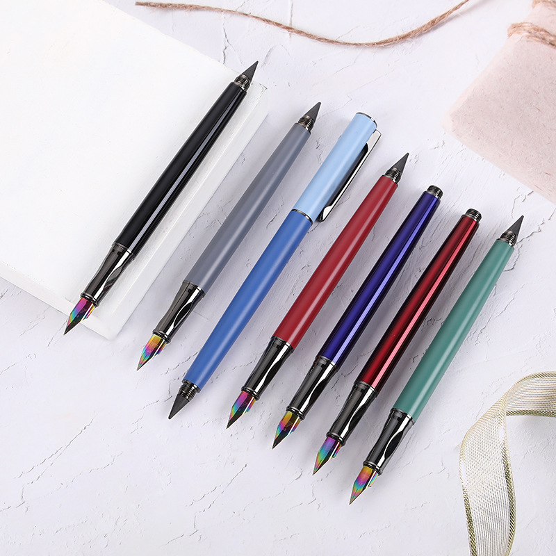 【启祥】烂笔头钢笔 黑科技钢笔永恒铅笔两用 学生书法练字正姿笔