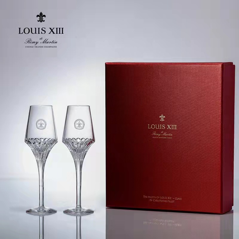 法国人头马louisxiii路易十三干邑之光礼赞水晶杯白兰地杯礼盒装