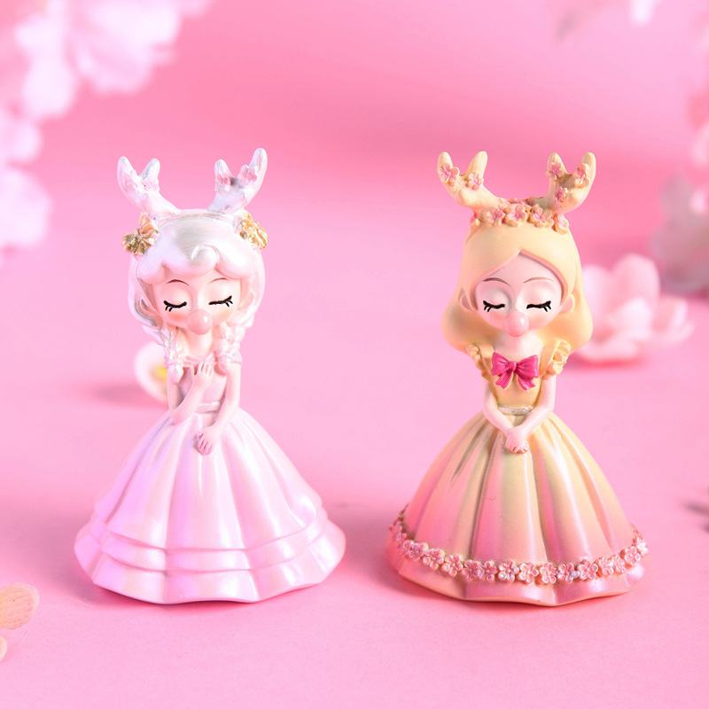 梦幻少女心泡泡女孩盲盒创意礼服公主装饰摆件送女生闺蜜朋友礼物