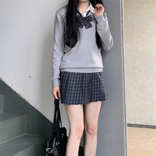 小田町原创JK制服【栗】秋冬校供感正版格裙日系学院风半身百褶裙