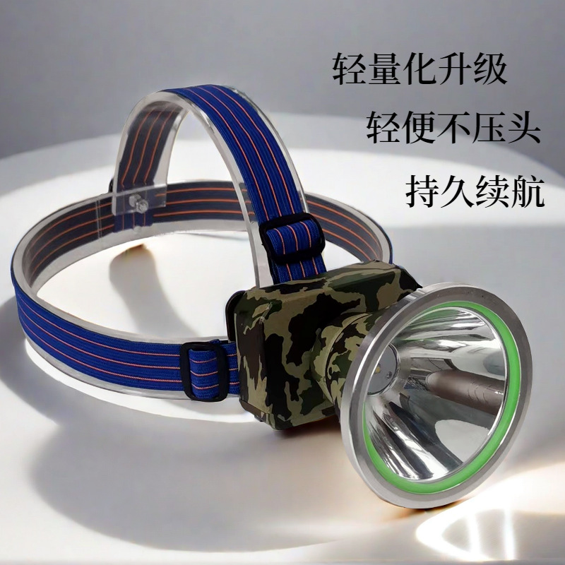 头灯大功率强光超亮户外可充电夜钓专用赶海超长续航头戴式矿灯