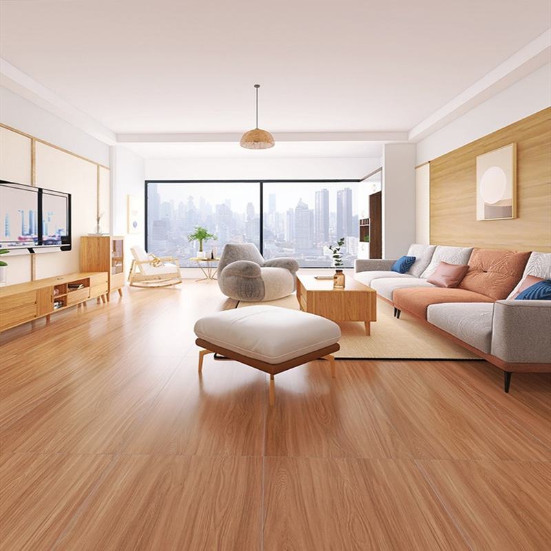 600x1200柔光木纹瓷砖仿实木客厅北欧卧室木地板砖地砖大板仿古砖