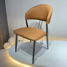 北欧轻奢新中式餐椅家用现代简约餐厅酒店椅子靠背书桌椅子