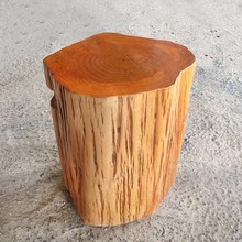 木墩凳子底座矮凳实木墩子原木茶桌座椅天然圆木凳根雕凳子木头