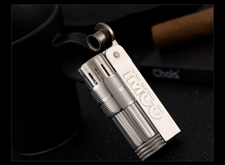 奥地利爱酷imco6700砂轮煤油防风打火机男士复古老式怀旧创意个性